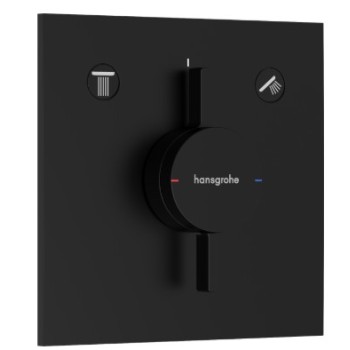 Vannas / Dušas maisītājs Hansgrohe DuoTurn E iebūvējams Melns Matēts 75417670