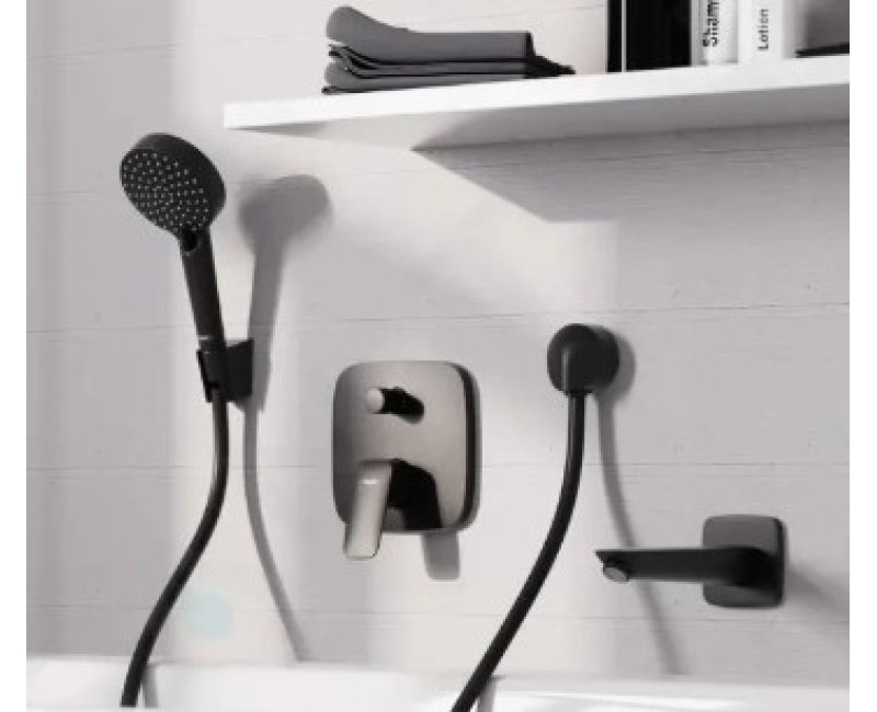 Vannas / Dušas maisītājs Hansgrohe Logis iebūvējams Melns Matēts