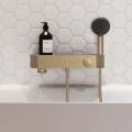 Смеситель для ванны/душа Hansgrohe Shower Tablet с термостатом, матовая бронза