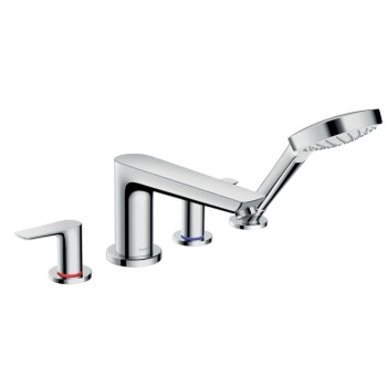 Vannas / Dušas maisītājs Hansgrohe Talis E  uz vannas malas 71748000 Hromēts