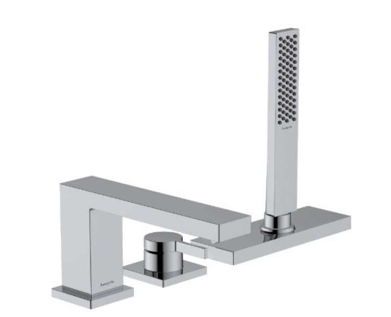 Vannas / Dušas maisītājs Hansgrohe Tecturis E  uz vannas malas ar sBox 73443000 Hromēts