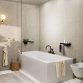 Vonios / Dušo maišytuvas Hansgrohe Vernis Blend ant vonios krašto 71456670 Juodas matinė