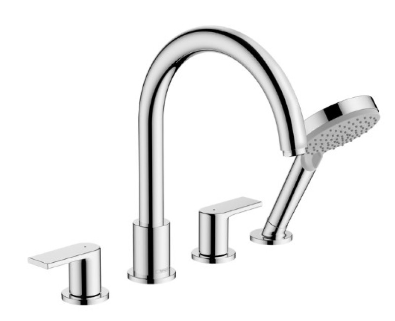Vannas / Dušas maisītājs Hansgrohe Vernis Shapeuz vannas malas 71459000 Hromēts