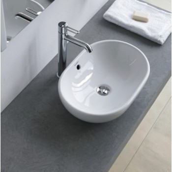 Vannas istabas izlietne Duravit Bathroom_Foster 50x35cm uz virsmas, Balta