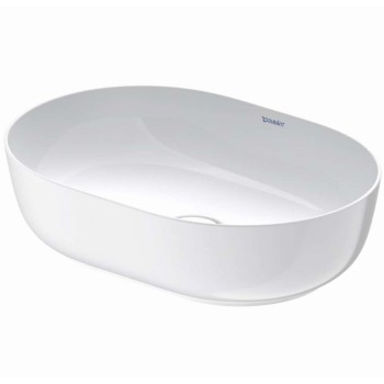 Vannas istabas izlietne Duravit LUV WonderGliss DuraCeram® 70x40cm, uz virsmas, Balta