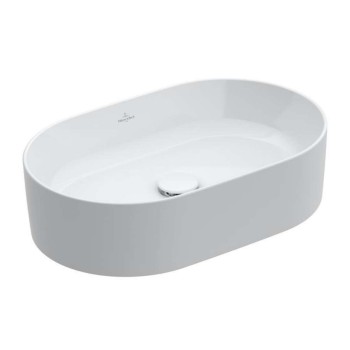 Vannos kambario kriauklė Villeroy & Boch Collaro ant stalo, Balta 56x36cm