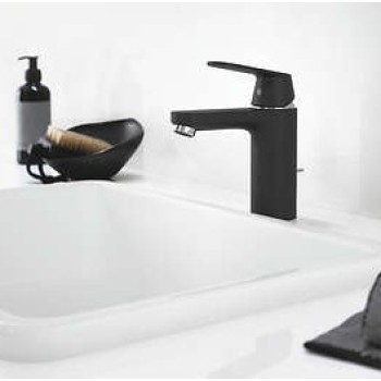 Vonios kriauklės maišytuvas Grohe Eurosmart Cosmopolitan M-Size su pop up vožtuvu, chromuotas Chromuotas/ Juodas 23325KW0