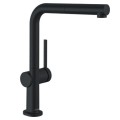 Смеситель для кухни Hansgrohe Talis 270 EcoSmart 1jet выдвижная головка 72845670 Черный матовый