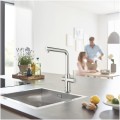 Virtuvinis maišytuvas Grohe Blue Home su filtru Chromuotas 31454001