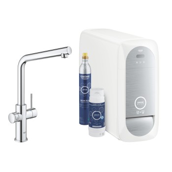 Virtuvinis maišytuvas Grohe Blue Home su filtru Chromuotas 31454001