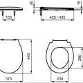 Крышка унитаза Ideal Standard Dolomite W835001