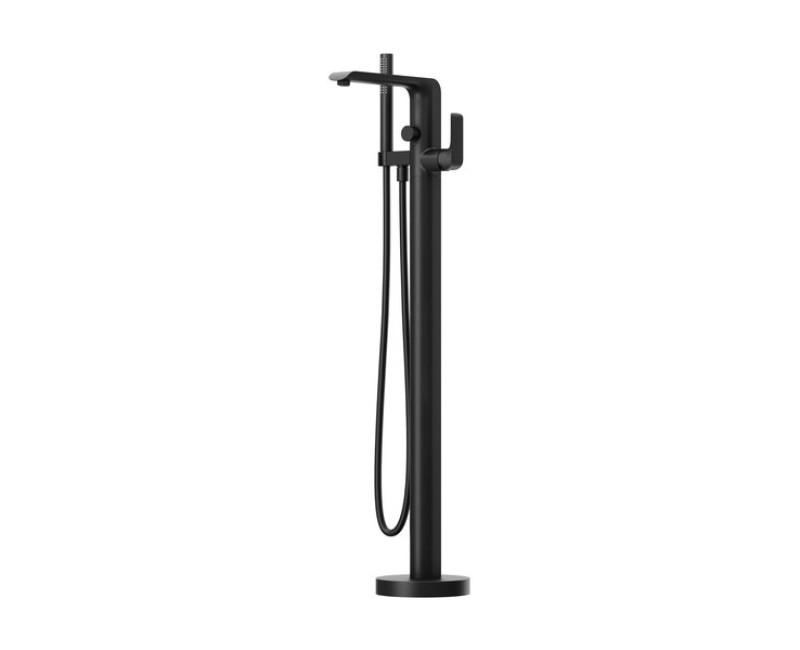 Ravak FL 080.20BL.RB07A Отдельно стоящий смеситель для ванны, черный X070441