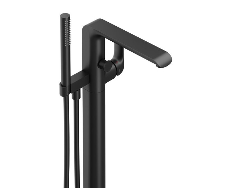 Ravak FL 080.20BL.RB07A Отдельно стоящий смеситель для ванны, черный X070441
