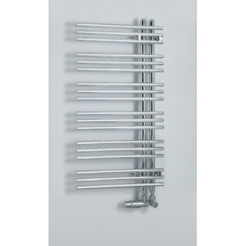 Dvieļu žāvētājs / Radiators Zehnder Yucca Asym 87x48cm, Hromēts YAC-090-050