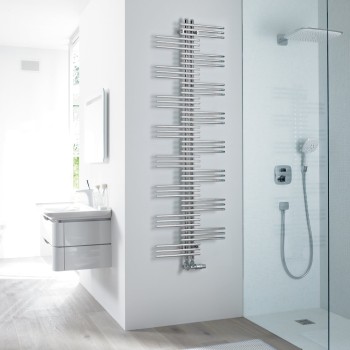 Dvieļu žāvētājs / Radiators Zehnder Yucca Asym 177x80cm, Hromēts YSC-180-080