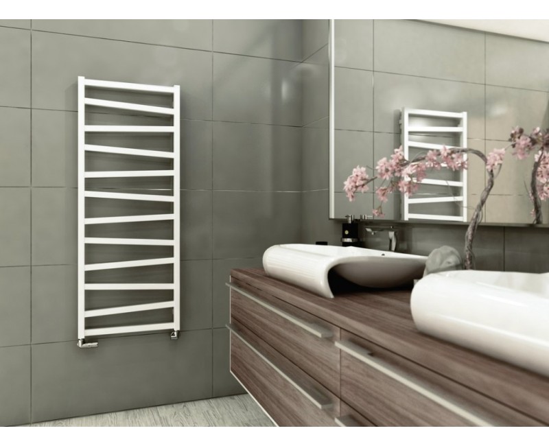 Rankšluosčių džiovintuvas / Radiatorius Sapho ZIG 500x1334mm, Baltas Matinis ZG513