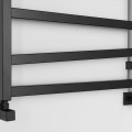 Dvieļu žāvētājs / Radiators Sapho Zig 60x181cm, 824W, melns  ZG619B