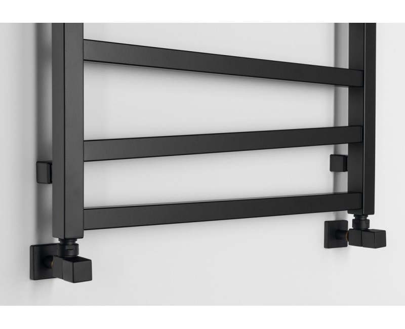 Dvieļu žāvētājs / Radiators Sapho Zig 60x181cm, 824W, melns  ZG619B
