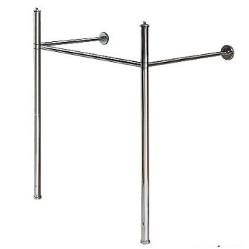 Izlietnes kājas Duravit Vero, 52.5cm Hromēta
