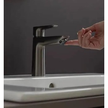 Vonios kriauklės maišytuvas Hansgrohe Talis E 110 71712340 Brushed Black Chrome