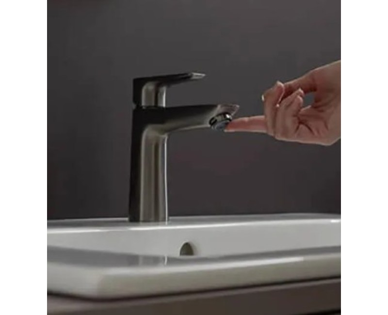 Vonios kriauklės maišytuvas Hansgrohe Talis E 110 71712340 Brushed Black Chrome