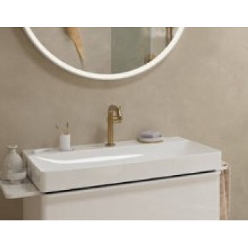 Vannas istabas izlietnes maisītājs Hansgrohe Tecturis S 150 Fine CoolStart EcoSmart+ ar push-open izplūdi 73340140 Brushed Bronze