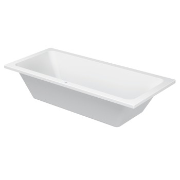 Vanna Duravit D-Code, 180x80cm, akrils, balts 700101000000000