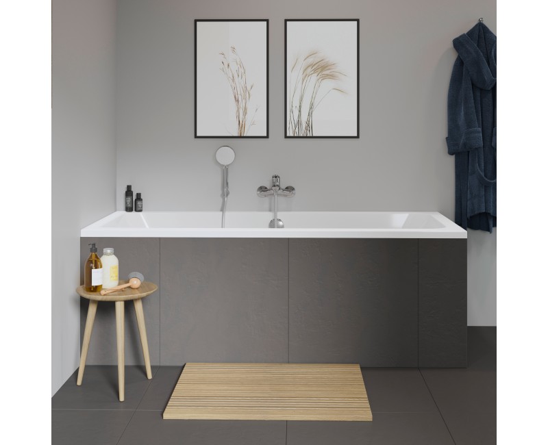 Ванна Duravit D-Code, 180x80см, акрил, белая 700101000000000