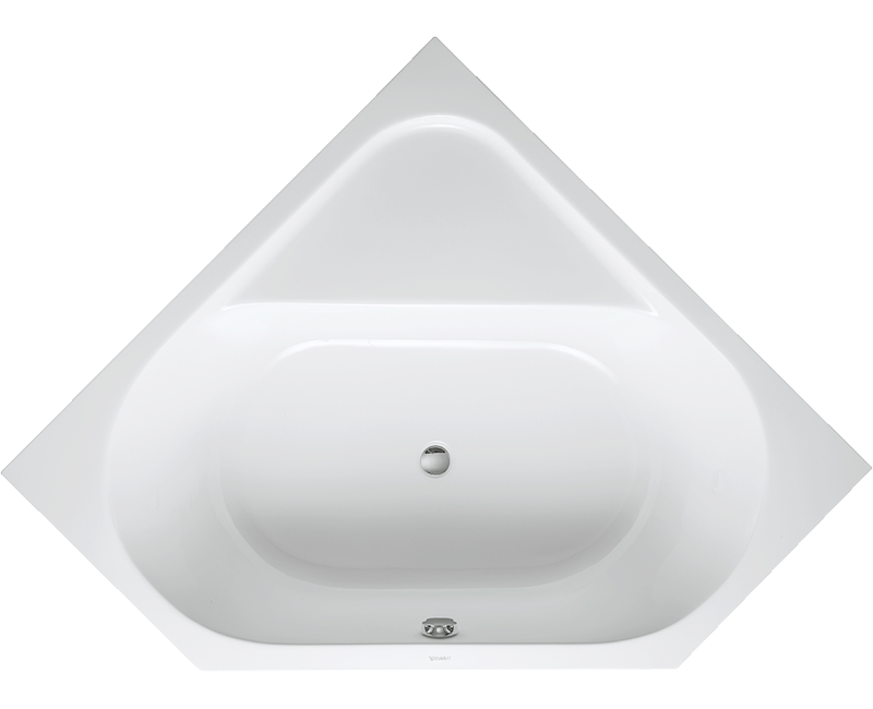 Duravit D-Code vonia, 140x140cm, akrilas, balta 700137000000000