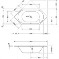 Ванна Duravit D-Code, 190x190см, акрил, белая 700138000000000