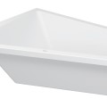 Vanna Duravit Paiova, 170x130cm, akrils, kreisā, balts 700214000000000