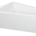 Vanna Duravit Paiova, 170x130cm, akrilas, kairė, balta 700266000000000