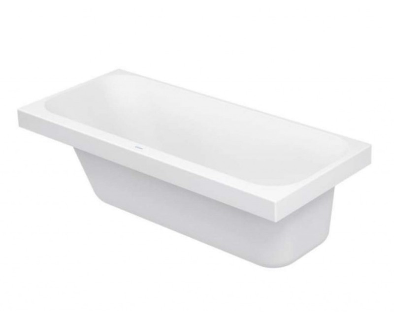 Vanna Duravit Happy D.2, 160x70cm, akrils, kreisā, balts 700308000000000
