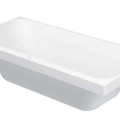 Vanna Duravit Happy D.2, 180x80cm, akrilas, balta 700314000000000