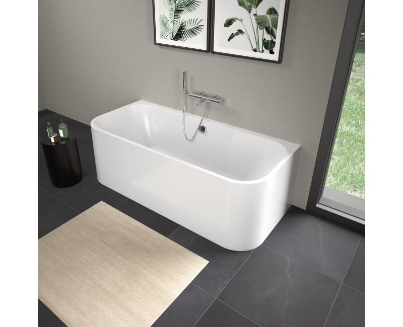 Vanna Duravit Happy D.2, 180x80cm, akrils, balts 700318000000000