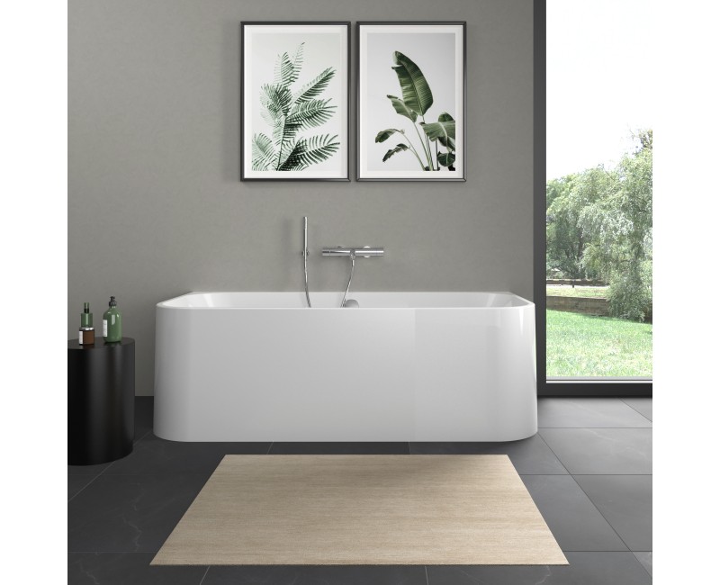 Vanna Duravit Happy D.2, 180x80cm, akrils, balts 700318000000000