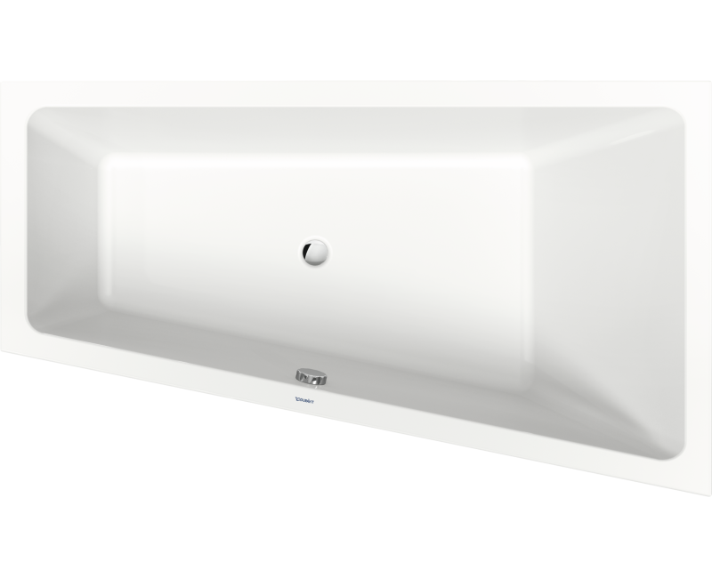 Asimetrinė vonia Duravit Duravit No.1, 170x100cm, akrilas, balta 700509000000000