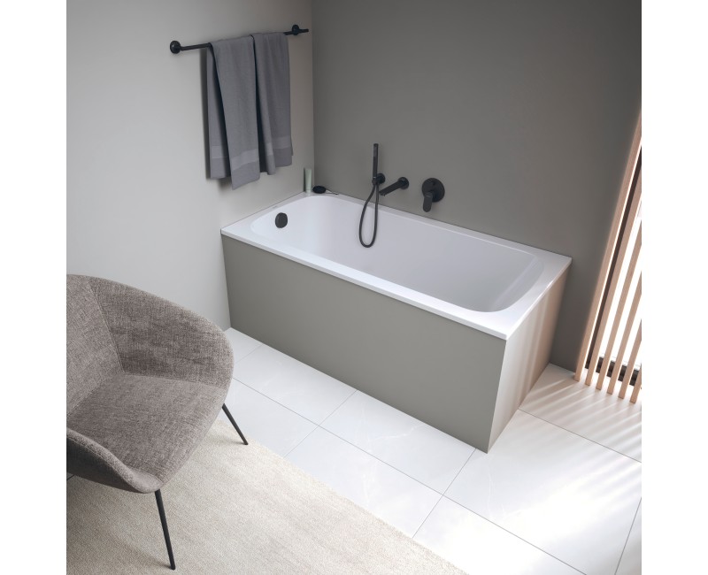Vanna Duravit Qatego, 150x75cm, akrils, balts 700609000000000