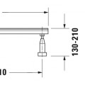 Vannas kājas Duravit, 3 gab., 130-210mm 790105000000000