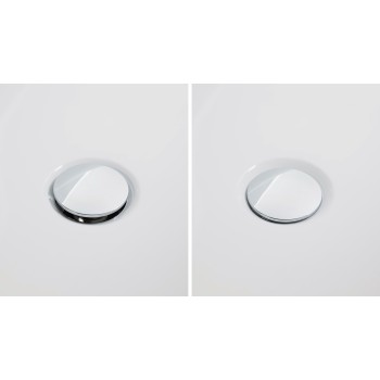 Duravit notekas un pārplūdes komplekts, 530mm, hroms 790225000001000