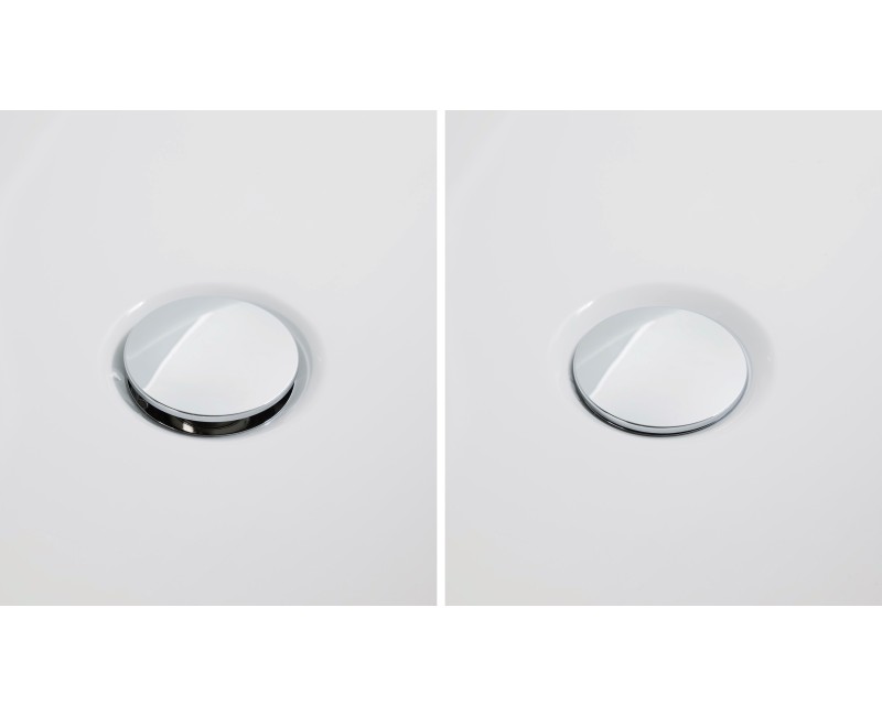 Duravit universāls notekas un pārplūdes komplekts, 520mm, hroms 792200000001000