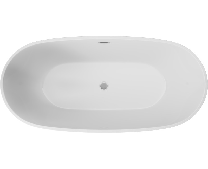 Отдельно стоящая ванна Deante Alpina Oval литой акрил 150x73см