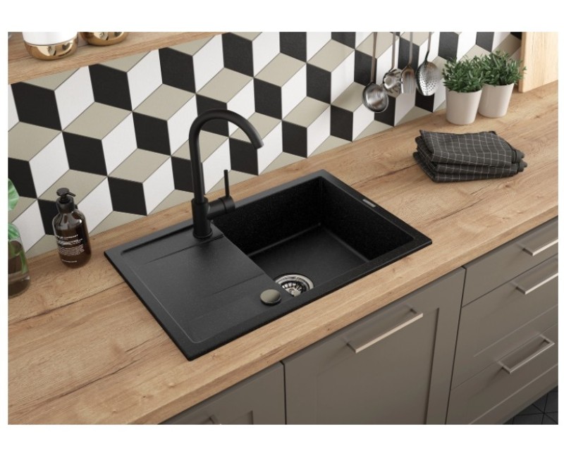 Кухонная мойка Deante CORIO 670x440x175мм Черный графит