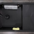 Virtuves izlietnes piederumu komplekts Deante, Melns ZZMKN11O