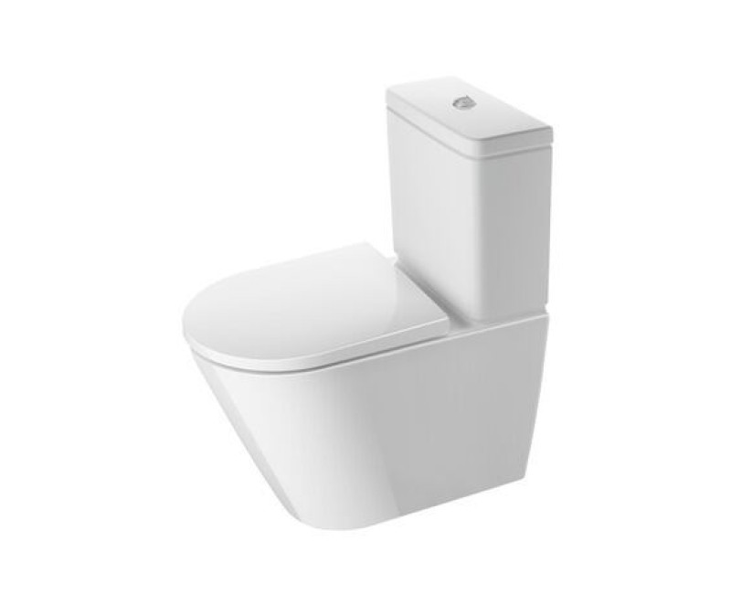 Skalojamā kaste podam Duravit D-Neo, pievads no apakšas kreisā pusē, 6/3 l, balta