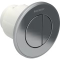 Кнопка для монтажной рамы Geberit Typ10, хром/матовый хром/хром