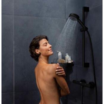 Dušas maisītājs Hansgrohe Ecostat Fine, ar termostatu matēts melns