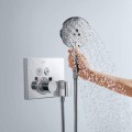 Dušas maisītājs Hansgrohe ShowerSelect virsapmetuma daļa, ar 2 izejām un Fixfit turētāju, hroms