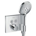 Dušas maisītājs Hansgrohe ShowerSelect virsapmetuma daļa, ar 2 izejām un Fixfit turētāju, hroms