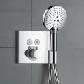 Dušas maisītājs Hansgrohe ShowerSelect virsapmetuma daļa, ar 2 izejām un Fixfit turētāju, hroms